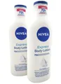 NIVEA Express Body Lotion 2x 400 ml extra schnell einziehende Körperlotion 72h