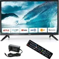 Xoro HTL 2477 Smart TV LED Fernseher 60cm (24 Zoll) HD, Triple Tuner DVB – S2/T2/C (Wohnmobil Camping TV) USB Mediaplayer, CI+ Schacht, 12V u 230V
