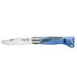 Opinel N° 07 Outdoor Junior Taschenmesser aus Glasfaserverstärkten Polyamiden und Edelstahl in der Farbe Blau mit einer Klingenlänge von 8cm, 2543689