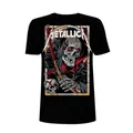 METALLICA - DEATH REAPER BLACK T-Shirt Large