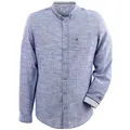 Maddox Trachtenhemd MADDOX Kinder Trachtenhemd 'Justus' mit Hirschstic blau 176