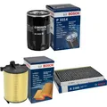 BOSCH Inspektionspaket Ölfilter Luftfilter Innenraumfilter für VW Golf V 2.0