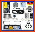 Zylinderkopfdichtungsatz Zahnriemensatz Wasserpumpe GK Germany Orig.Ölfilter VAG