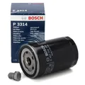 BOSCH Ölfilter + Schraube für VW GOLF 4 5 6 PASSAT POLO TOURAN T5 06A115561B