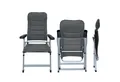 osoltus Campingstuhl osoltus Alu Camping Klappsessel Soft Touch 3D MESH AIR Anthrazit