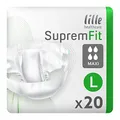Lilfit Supreme Fit Inkontinenz-Einlagen/Einweg-Pads/Windeln, L, 20 Stück