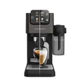 GRUNDIG - KSM 5330 Siebträgermaschine - 1628 W - 15 Bar Pumpendruck - Dark Inox - Milchbehälter 300ml - Touch-Display - BrewSense Technologie - 1,1L Wassertank - Espresso & Cappuccino - Robust