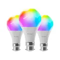 Nanoleaf Essentials | Smart A19 Bulb | 800Lm | White | 2700K-6500K | 120V-240V | B22 V2 - 3PK