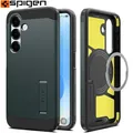 Handyhülle für Galaxy S25 Spigen Case Cover Schutz Hülle Tasche Etui Grün