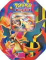 Pokemon TCG Mega-Glurak Y-ex Tin Box 4 Boosterpacks Holo Promokarte Charizard