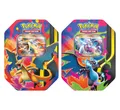 Pokémon TCG Tin 126 Mega-Glurak X + 127 Mega-Glurak Y Deutsche Version