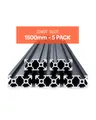 VEVOR 5er Set Aluprofil 1500 mm Nutenprofil 2040 Aluminium Linear Schiene