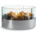 Philippi - Burn Tischkamin, Ø 20 cm, silber