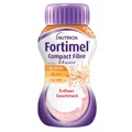 Fortimel Compact Fibre Erdbeere, 8 x 4 x 125 ml, hochkalorische Trinknahrung