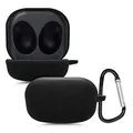 kwmobile Hülle kompatibel mit Samsung Galaxy Buds 2 Pro/Buds 2 / Buds Live Hülle - Kopfhörer Case - TPU Silikon Cover - Schutzhülle in Schwarz