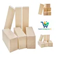 6 Stück Lindenholz Schnitzblöcke 5x5x15cm Unbehandelt Holz