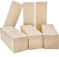 6 stück lindenholz schnitzblöcke 5x5x15cm unbehandelt