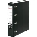 Falken Doppelordner, PP-Folie aussen, für 2x DIN A5 quer, 70mm Rücken, schwarz (A5, Quer, 70 mm, 1 Stk.) (11285343)