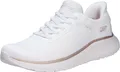 Skechers Sneakers 117497-WTGD in White/Gold Textile color size 36.5