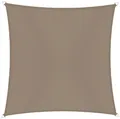 Windhager Sonnensegel Cannes Quadrat, 5x5m, taupe