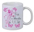 Netspares Kaffee Tasse Beste Schwester Floral Geburtstag Geschenk Überraschung Butterfly