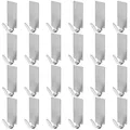 Faburo Klebehaken Set, 24 Stück Haken Selbstklebend, Klebehaken Extra Stark für Wand, Klein Selbstklebende Haken für Badezimmer Wohnzimmer Toilette Büro, Schlüsselhaken Handtuchhaken Ohne Bohren