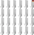 Faburo Klebehaken Set, 24 Stück Haken Selbstklebend, Klebehaken Extra Stark für 
