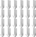 Faburo Klebehaken Set, 24 Stück Haken Selbstklebend, Klebehaken Extra Stark für 