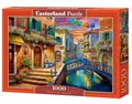 CASTORLAND Puzzle 1000 Teile Venezianischer Traum, vibrierende Szene des Venedigkanals, Italienischer Charme, Puzzle für Erwachsene, C-105281-2