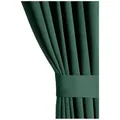 AmeliaHome Gardine Gardine Ösen Vorhang Ösenvorhang Einfarbig Verdunkelnd Eyelet (1 St), Ösen, verdunkelnd, Verdunkelungstextilien grün 140 cm x 245 cm