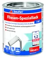 Baufan Fliesen-Speziallack 3 in 1 weiß seidenmatt - Fliesenlack Badezimmer, Küche und Innen-Wohnräume, Fliesenfarbe für Deckanstrich, Grundierung & Versiegelung
