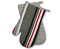 Delindo Lifestyle Topfhandschuhe und Topflappen, Ofenhandschuhe, Baumwoll-Mix, (2-tlg), Hitzebeständig bis 250 °C für maximal 15 Sekunden