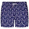 Bondi Joe Badeshorts Premium Badehose Fletcher ohne Netz Boardshorts schnelltrocknend blau L