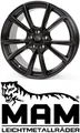 4x MAM A5 8x18 5/112,0 ET35 matt Black Painted