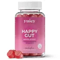 yuicy® Apfelessig Gummies - Mit B12 & Folsäure für Energie, Verdauung & Stoffwechsel - Vegan & Zuckerfrei - leckerer Apfel Geschmack - Apple Cider Vinegar Gummies - 60 Stk. - HAPPY GUT