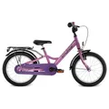 PUKY YOUKE 16 | Kinderfahrrad 16 Zoll ab 4 Jahre | Fahrrad für Kinder mit Rücktrittbremse & V-Brake | Höhenverstellbar | Leichter Aluminiumrahmen | Fahrrad 16 Zoll Jungen & Mädchen | Perky Purple