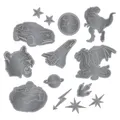 Step by Step Reflective Sticker-Set Black