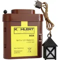 Kahlert Licht 20104 Krippenlaterne 4.5 V mit Batterie-Box
