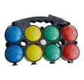 JELEX Spielzeug-Gartenset JELEX Boccia 8er-Set, (Set enthält 8 Bocciakugeln, 1 Zielkugel und 1 Tragekorb), zum Spielen im Garten, auf Plätzen oder am Strand