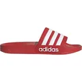 Adidas Unisex Adilette Shower Badeschuh - 40 2/3 - Vivid Red / Cloud White / Vivid Red