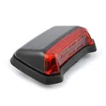 SHIN YO Mini Flat Fender LED Rücklicht schwarz Glas Rot für Harley Motorrad Quad