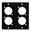 DAP 4 x XLR Modul f. Rackblende 2 Segmente D- Loch
