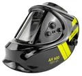 WELDINGER Schweißhelm Automatik-Schweißhelm AH 600 light air mit Ventilation Arbeitslicht, Panorama Sichtfeld