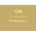 BSB Grußkarten Kommunion - Einladungen - 5 Karten – 5 Umschläge – im Format