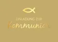 BSB Grußkarten Kommunion - Einladungen - 5 Karten – 5 Umschläge – im Format