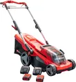 Einhell RASARRO 36/36 (2x3,0Ah Plus) - Schubrasenmäher - 400 m² - 36 cm - 2,5 cm - 7,5 cm - 45 l