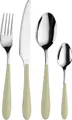 PINTINOX Besteck-Set Canaletto (24-tlg), 6 Personen, Edelstahl 18/10, mit Kunststoffgriff, spülmaschinengeeignet