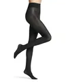 FALKE Damen Strumpfhose Pure Matt 50 DEN W Ti halb-blickdicht einfarbig 1 Stück, Schwarz Black 3009 Dovetail, L