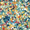 MAGAM-Stoffe Stoff "Splash", Design Baumwollstoff aus Frankreich ÖKO-TEX Meterware ab 50cm