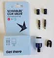 Schwalbe Umrüstkit SV-SCV Clik Valve Inkl. Pumpenkopfadapter und Ventile 6Teile